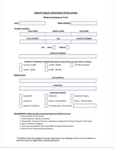 How to Request Medical Assistance from the Senate Public .